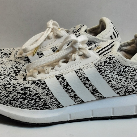 Adidas Swift Run X Black and White Sneakers - Picture 1 of 7